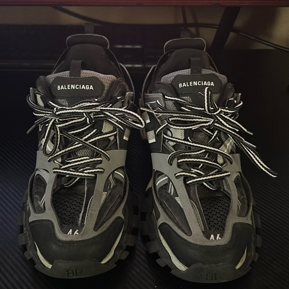 Balenciaga track black Grey size 12